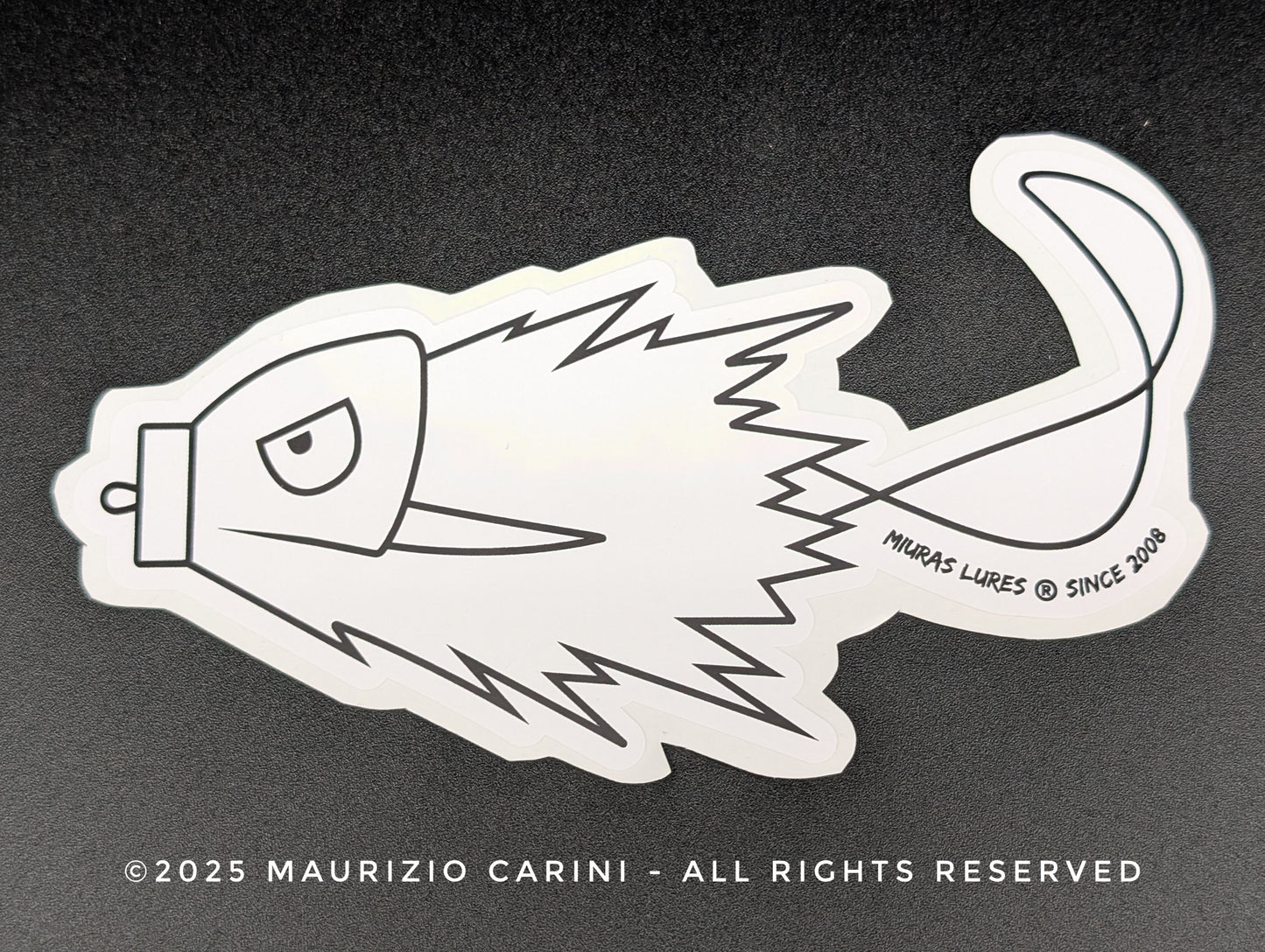 VINIL STICKERS "MIURAS MOUSE" black and white