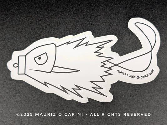 VINIL STICKERS "MIURAS MOUSE" black and white